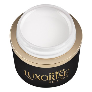 Gel UV Constructie Unghii RevoFlex LUXORISE 30ml, Extreme White Gel UV Constructie Unghii RevoFlex LUXORISE 30ml, Extreme White