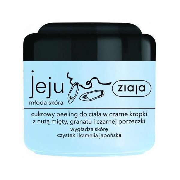 Scrub de corp cu zahar, Ziaja Jeju, 200ml