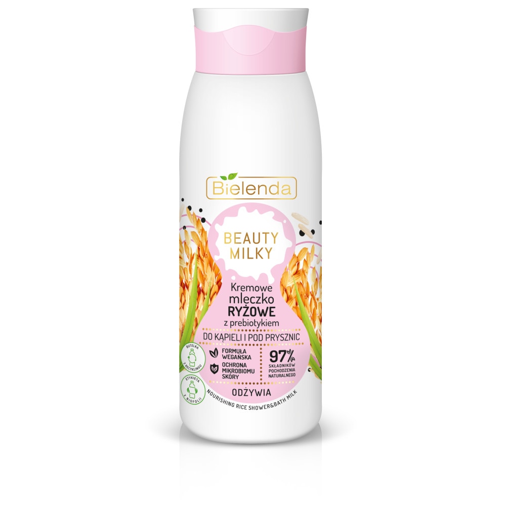 Gel de dus cu lapte cremos, Bielenda Beauty, 400ml