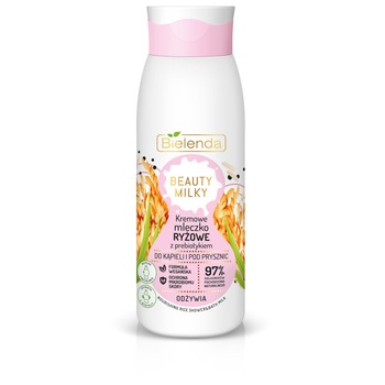 Gel de dus cu lapte cremos, Bielenda Beauty, 400ml Gel de dus cu lapte cremos, Bielenda Beauty, 400ml