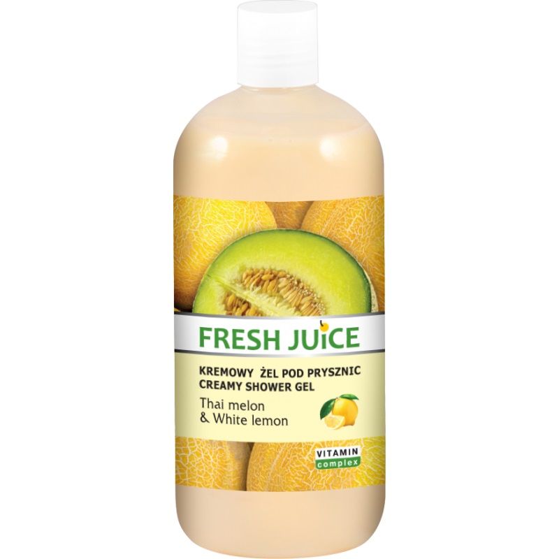 Gel de dus cu pepene galbn si lamaie, Fresh Juice, 500ml
