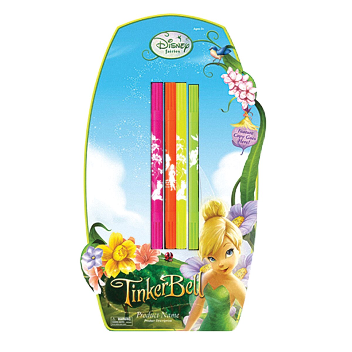 Textmarker cu 2 varfuriInoxcrom Fairies diverse cul 4bucbl