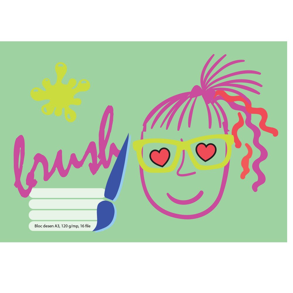 Bloc de desen A3 120g 16 file