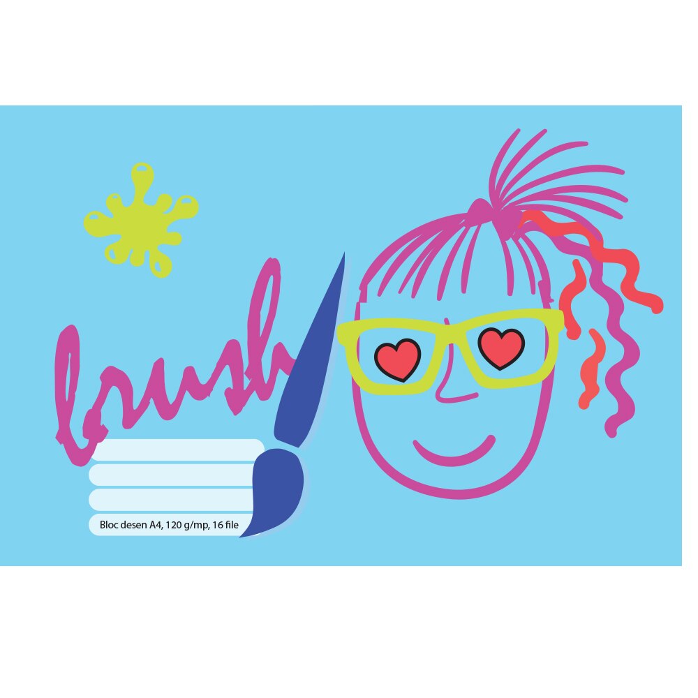 Bloc de desen A4 120g 16 file