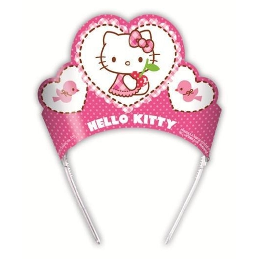 Set coronita din gama Party Hello Kitty, 6 buc, roz