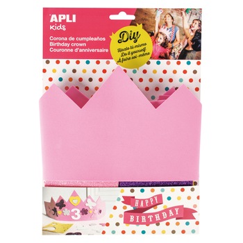 Coroana pentru aniversari, Apl,i roz, reglabil Coroana pentru aniversari, Apl,i roz, reglabil
