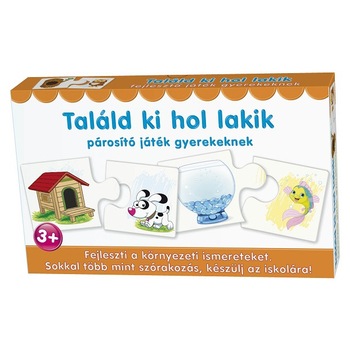 Joc educativ de asociere Ghici unde traieste Joc educativ de asociere Ghici unde traieste