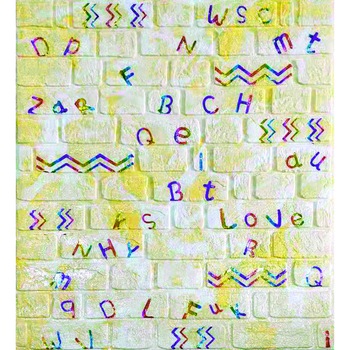 Tapet buretat autocolant 3D, Naimeed D3313 Galben, model Caramida, 70 x 77 cm Tapet buretat autocolant 3D, Naimeed D3313 Galben, model Caramida, 70 x 77 cm