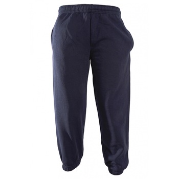 Pantaloni vatuitii copii, bumbac, albastru, 140 Pantaloni vatuitii copii, bumbac, albastru, 140