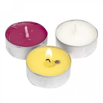 Set 18 lumanari pastile, multicolor Set 18 lumanari pastile, multicolor