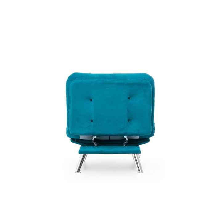 Futon Misa kihúzható fotel, 135x88 cm, zöld