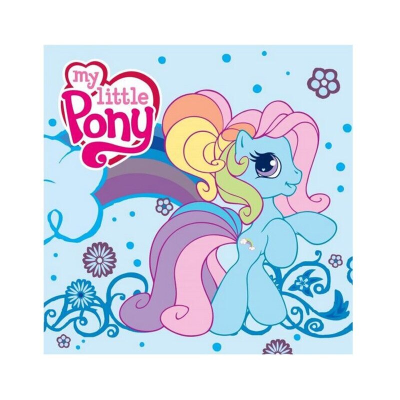 Prosopel magic, My Little Pony, albastru, 30x30cm