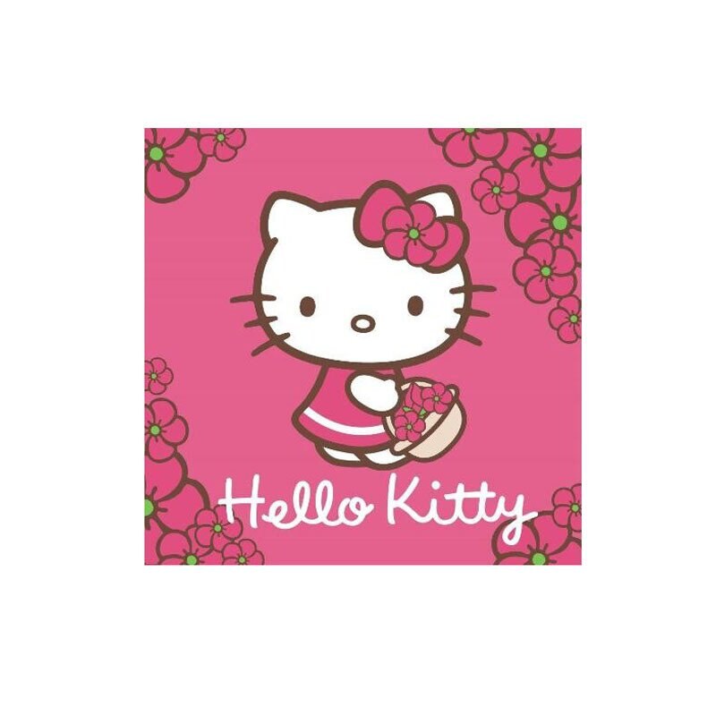 Prosopel magic, Hello Kitty, roz inchis, 30x30cm