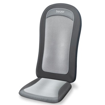 Aparat masaj Shiatsu Beurer, 4 capete de masaj, Perna detasabila, Gri Aparat masaj Shiatsu Beurer, 4 capete de masaj, Perna detasabila, Gri