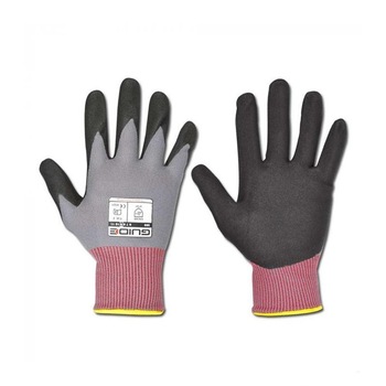 Manusi GUIDE 580, tricotate, sintetice, imersie nitril, marime 8 Manusi GUIDE 580, tricotate, sintetice, imersie nitril, marime 8