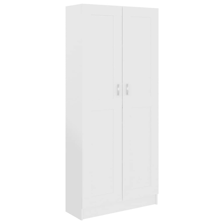 vidaXL fehér szerelt fa könyvszekrény 82,5 x 30,5 x 185,5 cm 802732