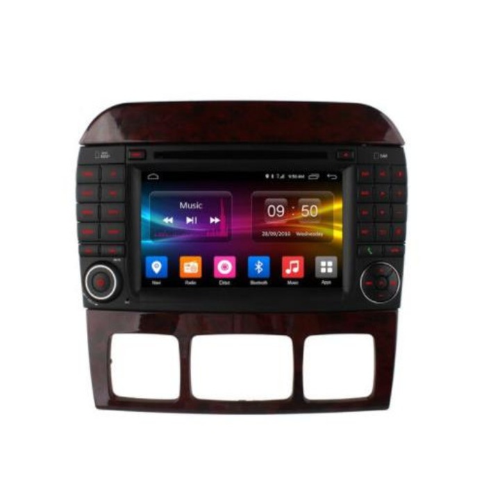 ZT Navigation Multimedia Mercedes Benz S-Class W220, 1998-2005, Android 10.1, 4+2+16