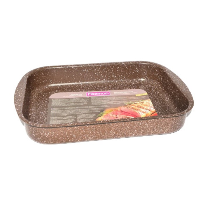 Tava copt Fissman, aluminiu, 35x25x6 cm, maro