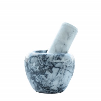 Mojar Pufo cu pistil din piatra, 9 cm, 1.2 kg, gri Mojar Pufo cu pistil din piatra, 9 cm, 1.2 kg, gri