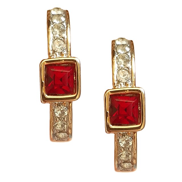 Cercei hoop dama, aurii, 2 cm inaltime