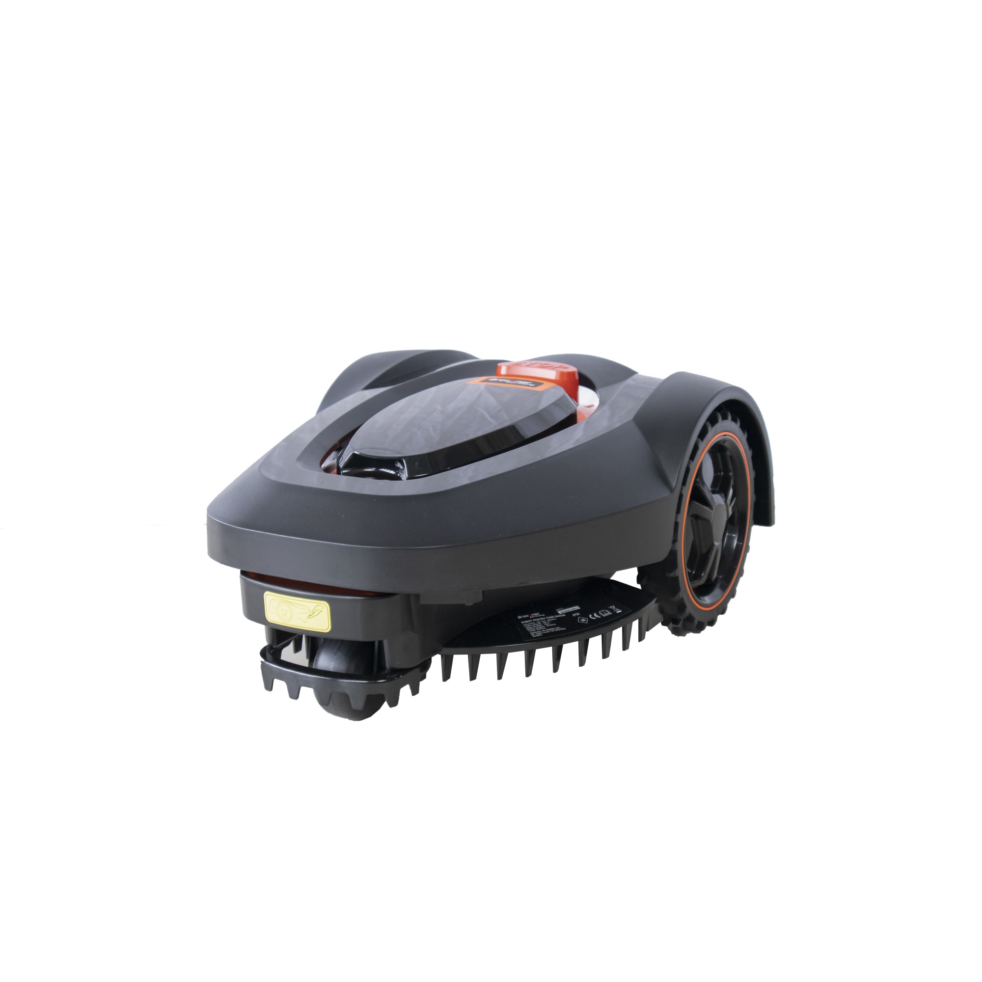 Robot pentru tuns gazon Breckner RM 18, latime taiere 18 cm, acumulator de 2 Ah, pentru suprafete de pana in 600 mp