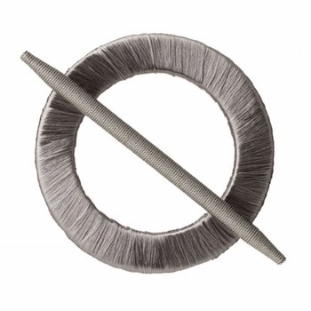 Accesoriu elegant prindere perdea tip agrafa, Pufo, gri Accesoriu elegant prindere perdea tip agrafa, Pufo, gri