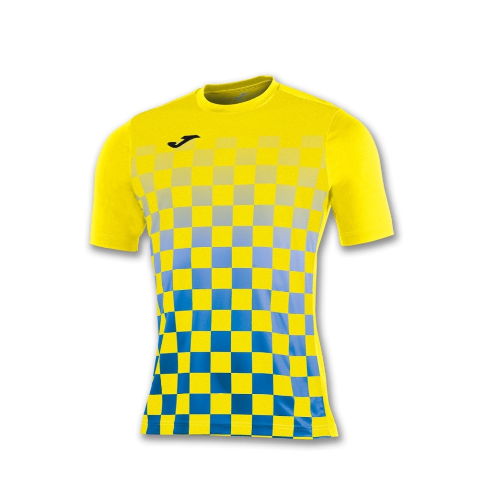 Tricou Flag S/S, Joma, galben/albastru, 4-6 ani