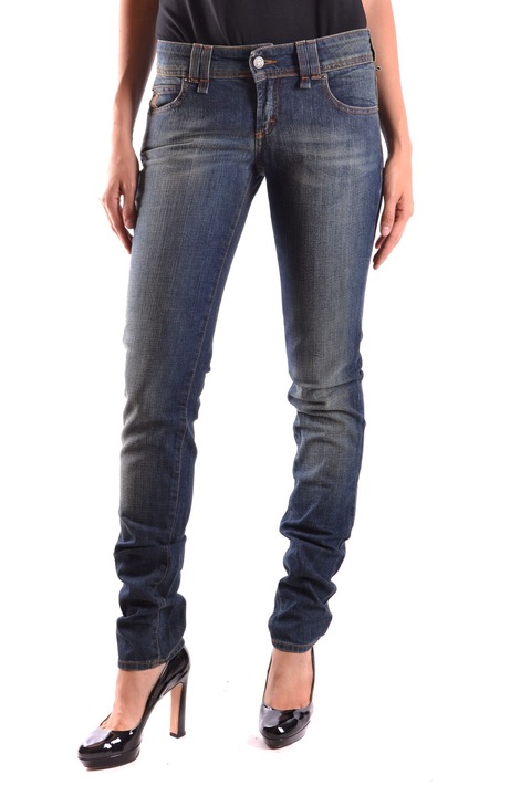 Blugi dama Galliano PT2078, Bumbac, Albastru, 24 EU