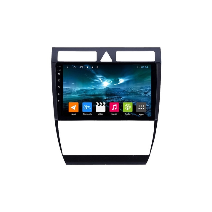 ZT Multimédiás eszköz navigációval, Audi A6 1997 - 2004, Android, 4+2+16