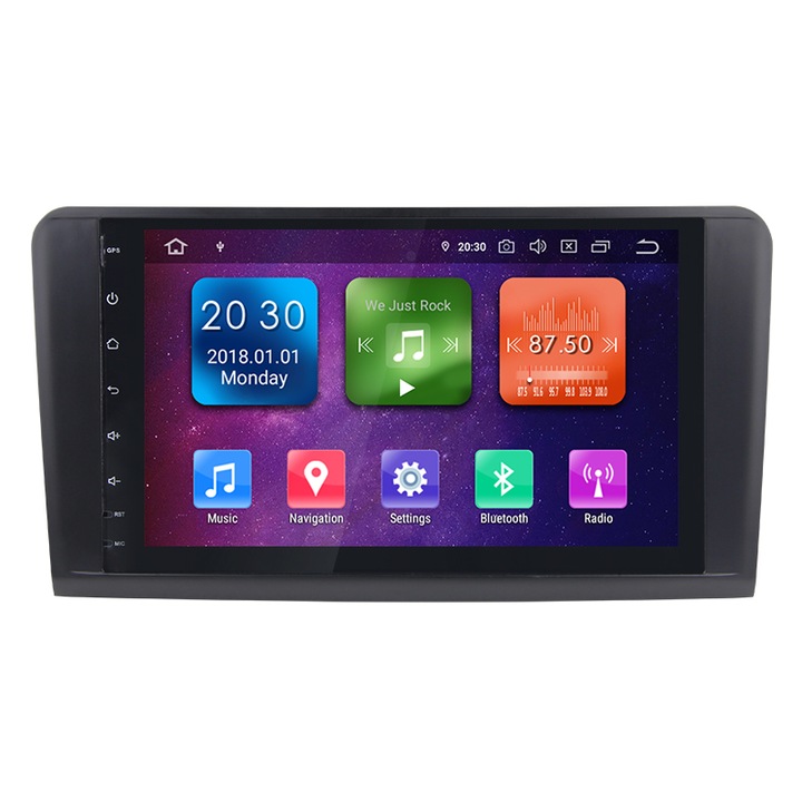ZT Navigation Multimedia Mercedes Ml W164, Gl X164, Android 10.1, 4+2+16