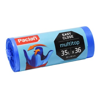 Saci menajeri multitop 35 l, albastri, 36 buc Paclan Saci menajeri multitop 35 l, albastri, 36 buc Paclan