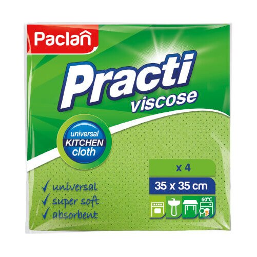 Set 4 lavete universala vascoza 35 x 35 cm paclan