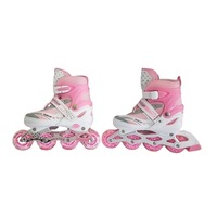 role go kart caraman pentru fetemarime m 34-36 roti siliconculoare alb cu roz imagen 5_0_
0