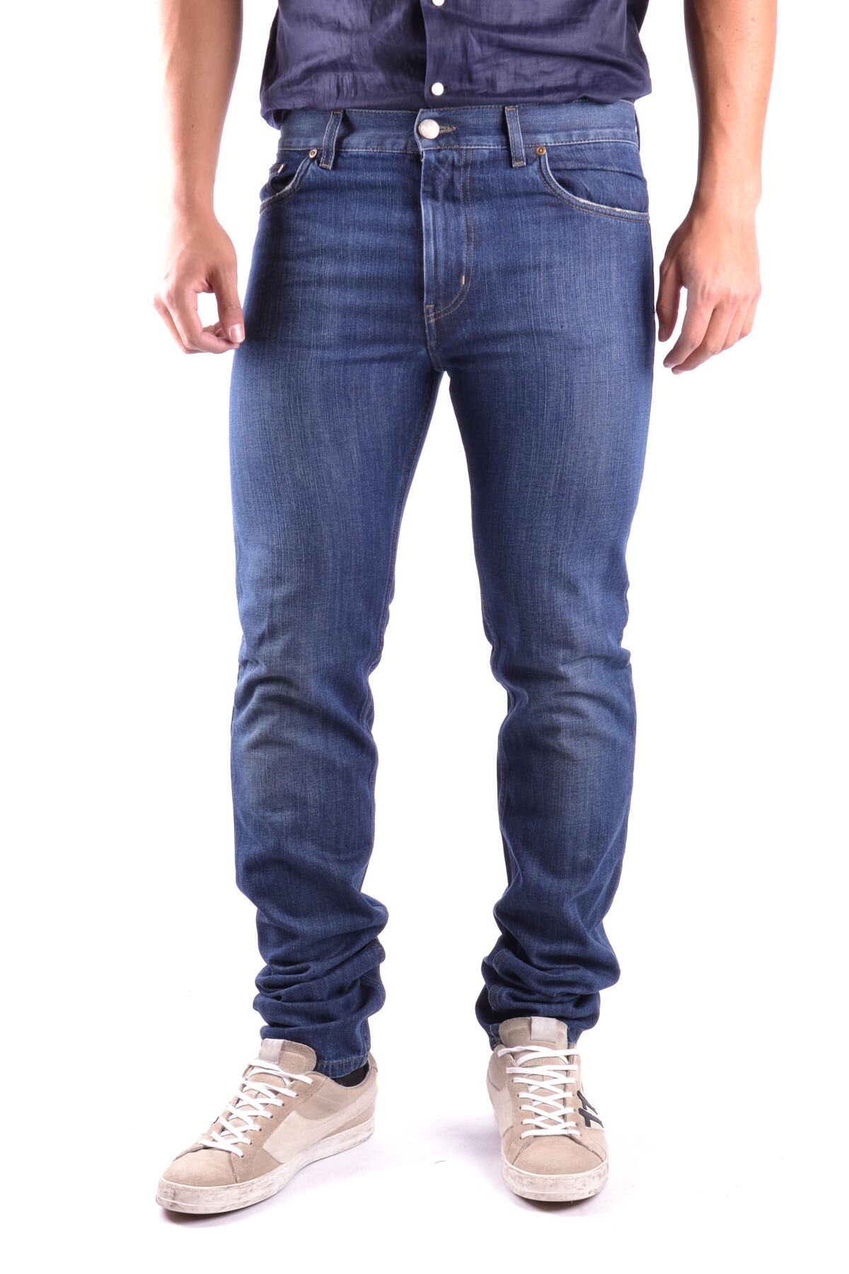 Blugi barbati Marc Jacobs PR071, Bumbac, Albastru, 48 EU