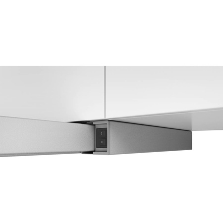 Hota incorporabila Bosch DFM064W54, Putere de absorbtie 389 mc/h, 3 trepte de putere, 60 cm, Inox