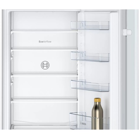 Combina frigorifica incorporabila Bosch KIV87NSF0, 270 l, Clasa F, LowFrost, H 177 cm, Argintiu