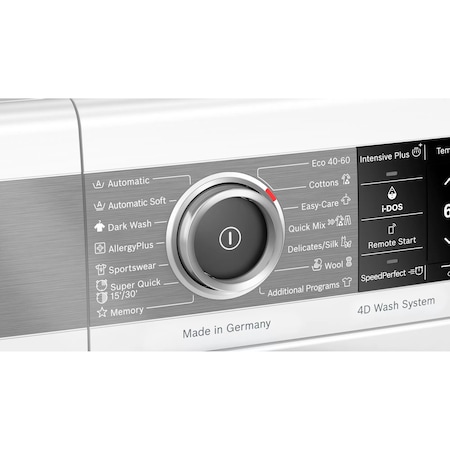 Masina de spalat rufe Bosch WAV28EH0BY, 9 kg, 1400 RPM, Clasa A, i-DOS, EcoSilence Drive, Alb