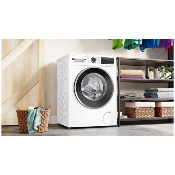 Masina de spalat rufe cu uscator Bosch WNG254U0BY, 10 kg spalare, 6 kg uscare, 1400 RPM, Clasa C, EcoSilence Drive, AutoDry, ActiveWater, Alb