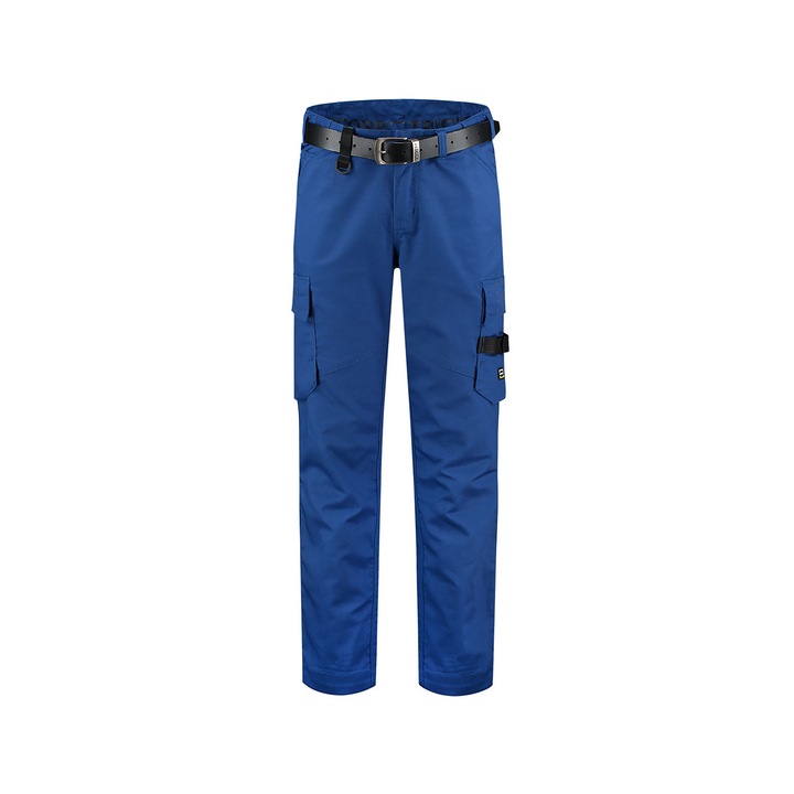 Работен панталон унисекс, Malfini, многофункционални джобове, кепър, памук, кралско синьо, 51
