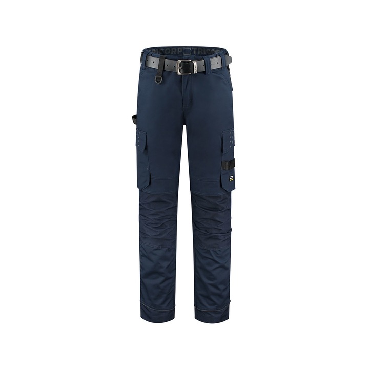 Работен панталон унисекс, Malfini, ниска талия, многофункционални джобове, ластик, Ink, 50