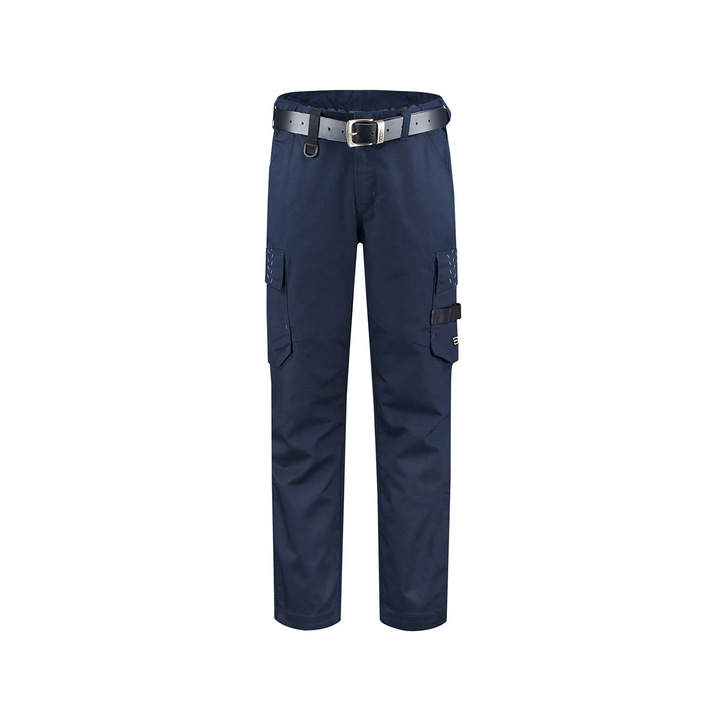 Работни панталони унисекс, Malfini, многофункционални джобове, кепър, памук, мастило, 54