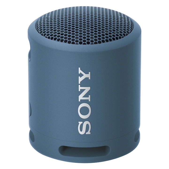 Sony SRS-XB13 Hordozható hangszóró, Extra Bass, Gyors párosítás, IP67 besorolás, 16 órás akkumulátor-élettartam, USB Type-C, Kék