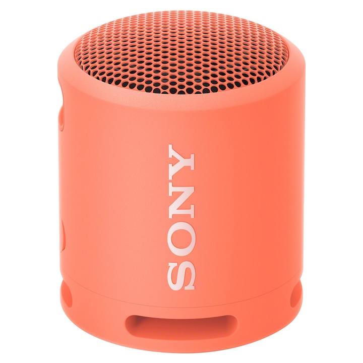 Sony SRS-XB13 Hordozható hangszóró, Extra Bass, Gyors párosítás, IP67 besorolás, 16 órás akkumulátor-élettartam, USB Type-C, Rózsaszín