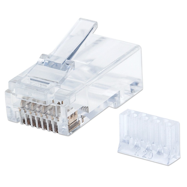 Комплект мрежови конектори Intellinet 790659, RJ45 8P8C cat6A, Неекранирани, 80 броя