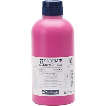 Vopsea acrilica, Schmincke AKADEMIE®, magenta primara (344), semitransparenta, 500 ml Vopsea acrilica, Schmincke AKADEMIE®, magenta primara (344), semitransparenta, 500 ml