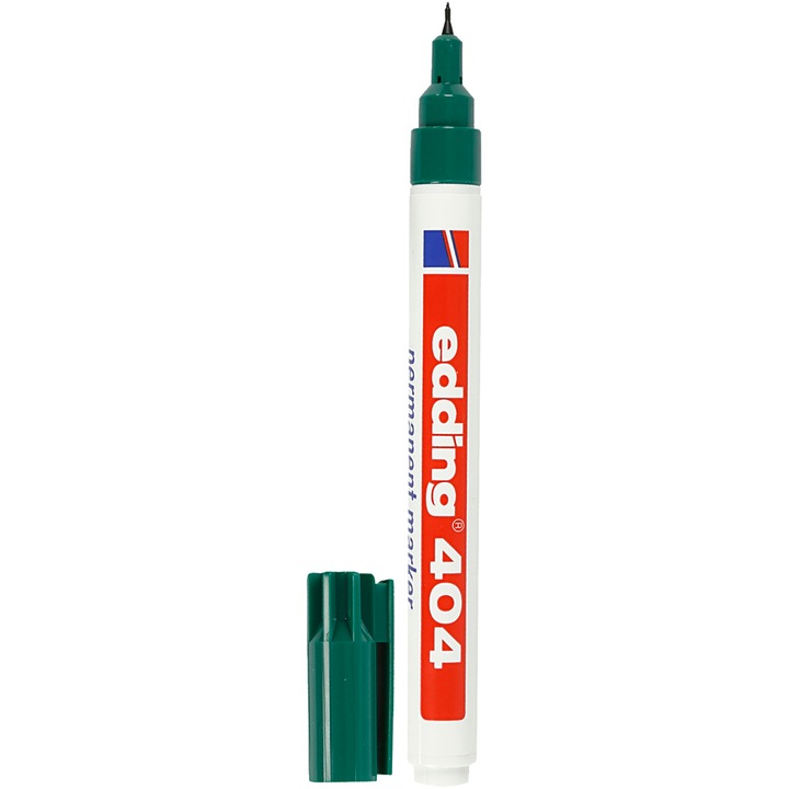 Marker Edding 404, verde, latime linie 0,75 mm