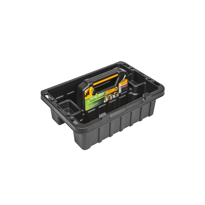 Mano тава за съхранение на инструменти, 510x356x217, черна (TB-20)