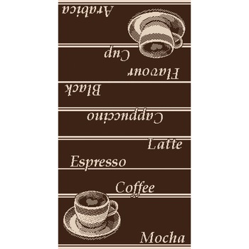 Covor pentru bucatarie, Natura 1903-91, Maro Inchis / Bej, 80x150 cm Covor pentru bucatarie, Natura 1903-91, Maro Inchis / Bej, 80x150 cm