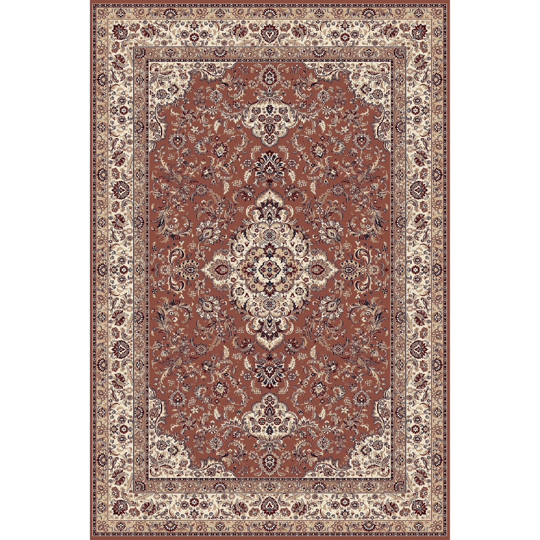 Covor Clasic, Cardinal 25502-510, Caramiziu, 80x150 cm, 2300 gr/mp