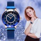 Ceas de dama Curren 9066-B, Albastru